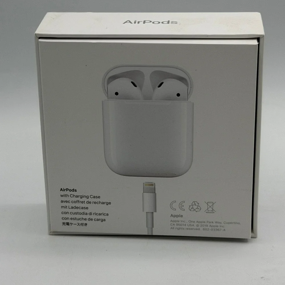 Apple AirPods 2nd Gen Empty Box with Manual MV7N2AM/A A2032 A2031 A1602 White